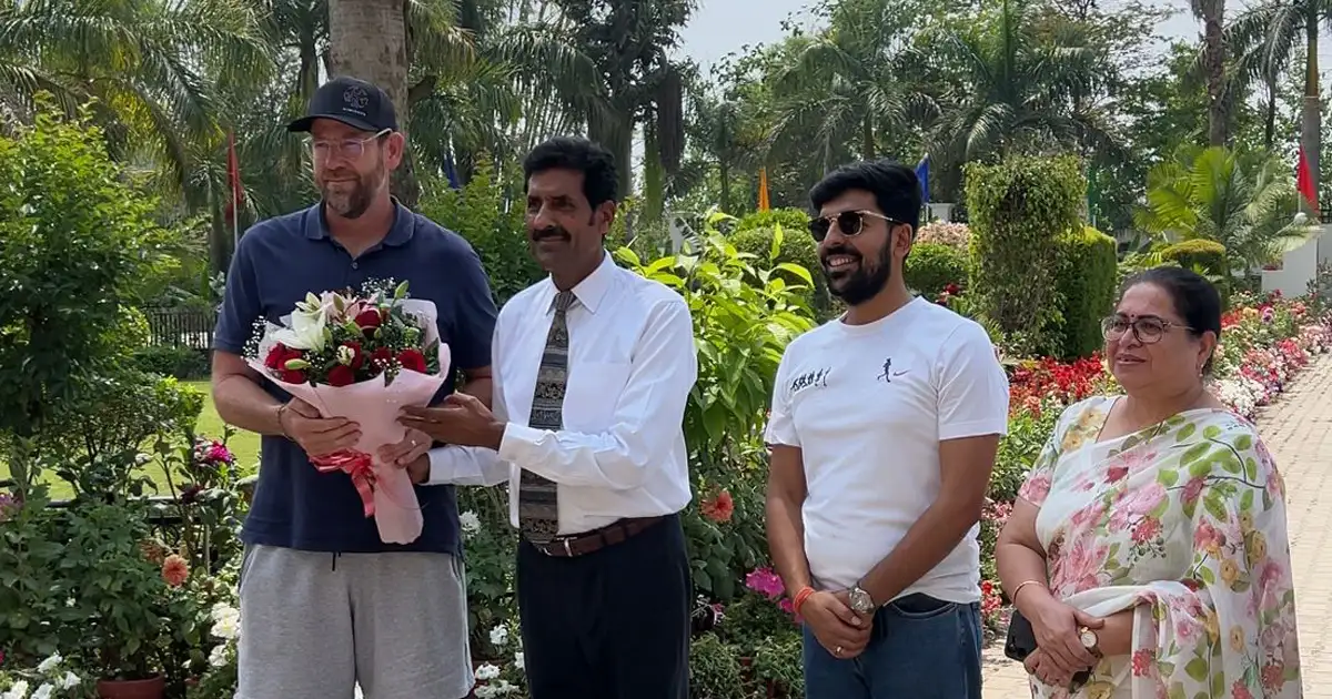 Jacob Orum Inaugrates Indoor Cricket Facility at The TonsBridge
