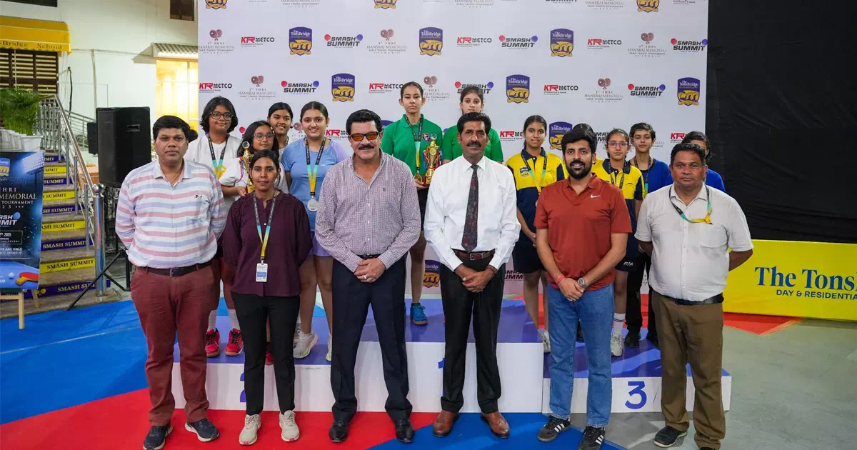 Grand Inauguration of Hansraj Memorial Table Tennis Tournament at The TonsBridge School